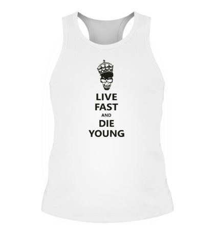 Мужская борцовка Live fast die young