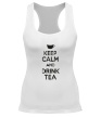 Женская борцовка «Keep calm and drink tea» - Фото 1
