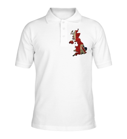 Рубашка поло Карта Великобритании