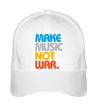 Бейсболка Make music not war