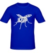 Мужская футболка «Рентген мухи glow» - Фото 1