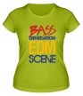 Женская футболка «Bass generation EDM scene» - Фото 1