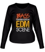 Женский лонгслив «Bass generation EDM scene» - Фото 1