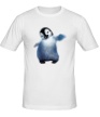 Мужская футболка «Пушистый пингвин» - Фото 1