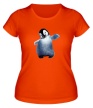 Женская футболка «Пушистый пингвин» - Фото 1