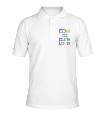 Рубашка поло «EDM pure love»