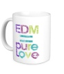 Керамическая кружка «EDM pure love» - Фото 1