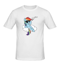 Мужская футболка Rainbow Dash Style