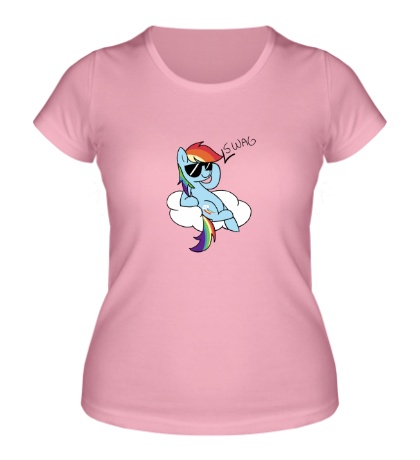 Женская футболка Rainbow Dash Style