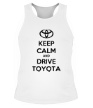 Мужская борцовка «Keep calm and drive Toyota» - Фото 1