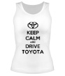 Женская майка «Keep calm and drive Toyota» - Фото 1