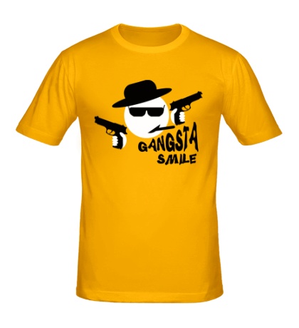 Мужская футболка «Gangsta smile»