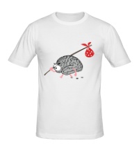 Мужская футболка Мозг с узелком