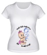 Женская футболка «Появлюсь в июне девочка» - Фото 1