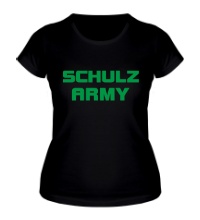 Женская футболка Schulz army