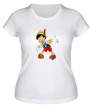 Женская футболка «Пиноккио» - Фото 1