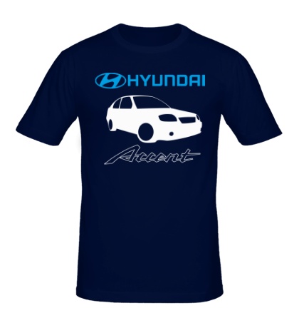 Мужская футболка «Hyundai Accent»