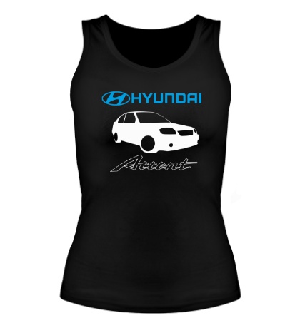 Женская майка «Hyundai Accent»