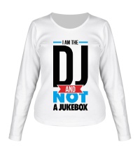 Женский лонгслив I am the DJ