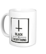 Керамическая кружка «Black is Everything» - Фото 1