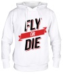 Толстовка с капюшоном «Fly or Die» - Фото 1