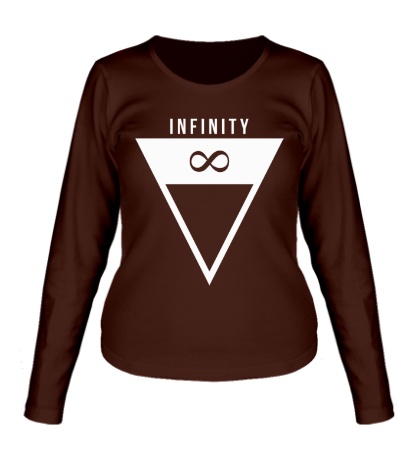 Женский лонгслив «Infinity Triangle»