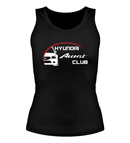 Женская майка «Hyundai Accent Club»