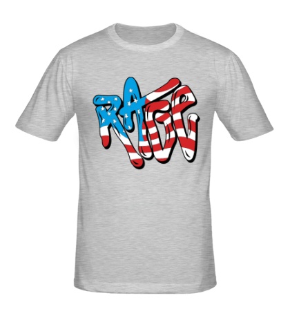 Мужская футболка «Rage Like an American»