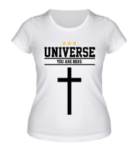Женская футболка Cross Universe