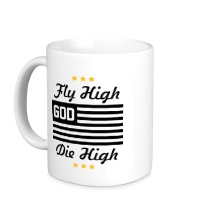 Керамическая кружка Fly High, Die High