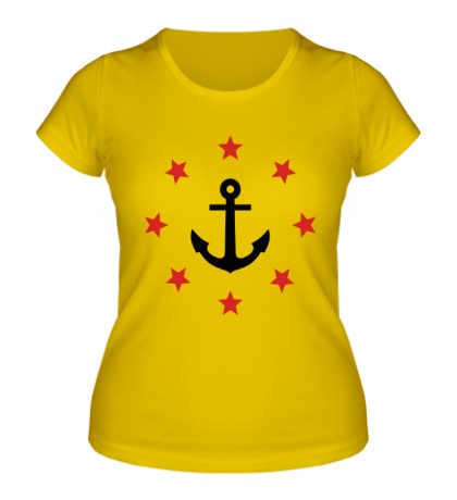 Женская футболка Anchor Stars