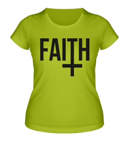 Женская футболка Faith Cross