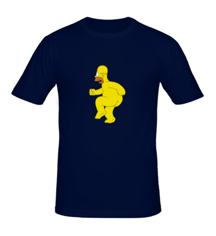 Мужская футболка Голый Гомер