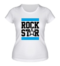 Женская футболка Run Rock Star