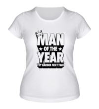 Женская футболка Man of the Year