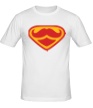 Мужская футболка «Moustache Superman» - Фото 1