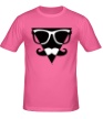 Мужская футболка «Moustache Triangle» - Фото 1