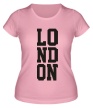 Женская футболка «London» - Фото 1