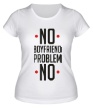 Женская футболка «No Boyfriend» - Фото 1