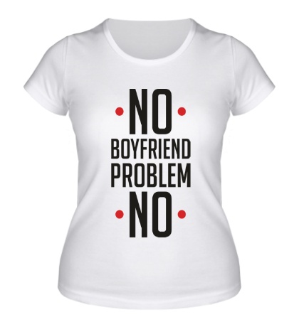Женская футболка No Boyfriend