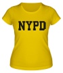 Женская футболка «NYPD» - Фото 1
