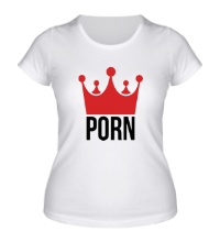 Женская футболка Porn King