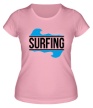 Женская футболка «Surfing» - Фото 1