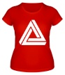 Женская футболка «Triangle Visual Illusion» - Фото 1