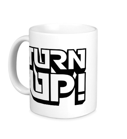 Керамическая кружка «Turn UP!»