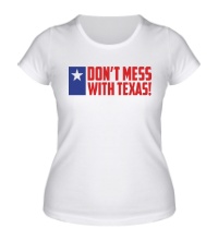 Женская футболка With Texas