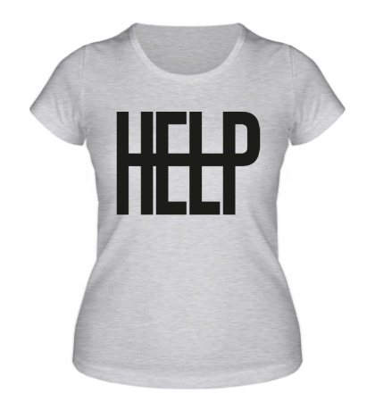 Женская футболка Help Me