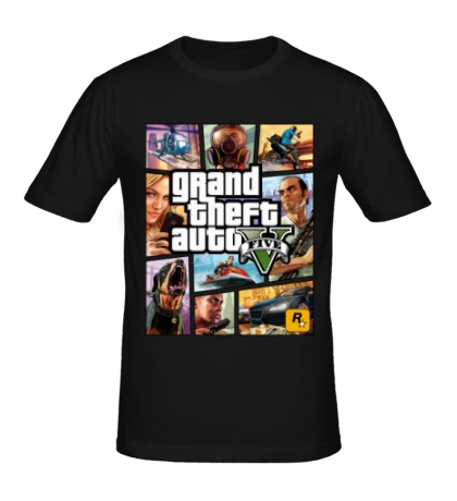 Мужская футболка GTA 5: Poster