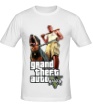 Мужская футболка «GTA 5: Dog & Man» - Фото 1