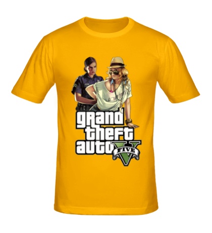 Мужская футболка «GTA 5: Police»